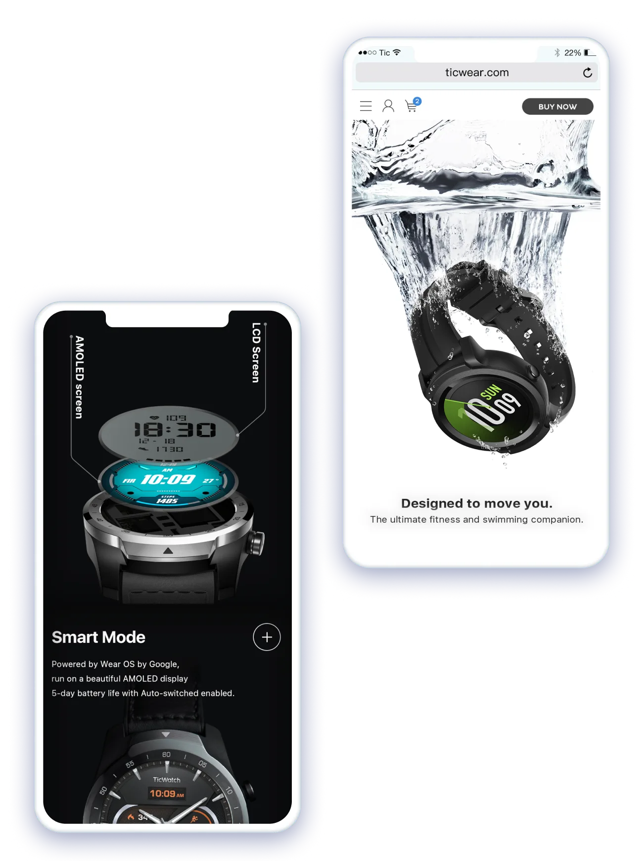 From brand to visual — phone mockup